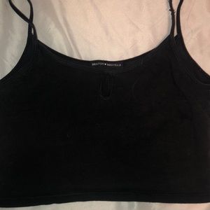 Brandy Melville black crop top